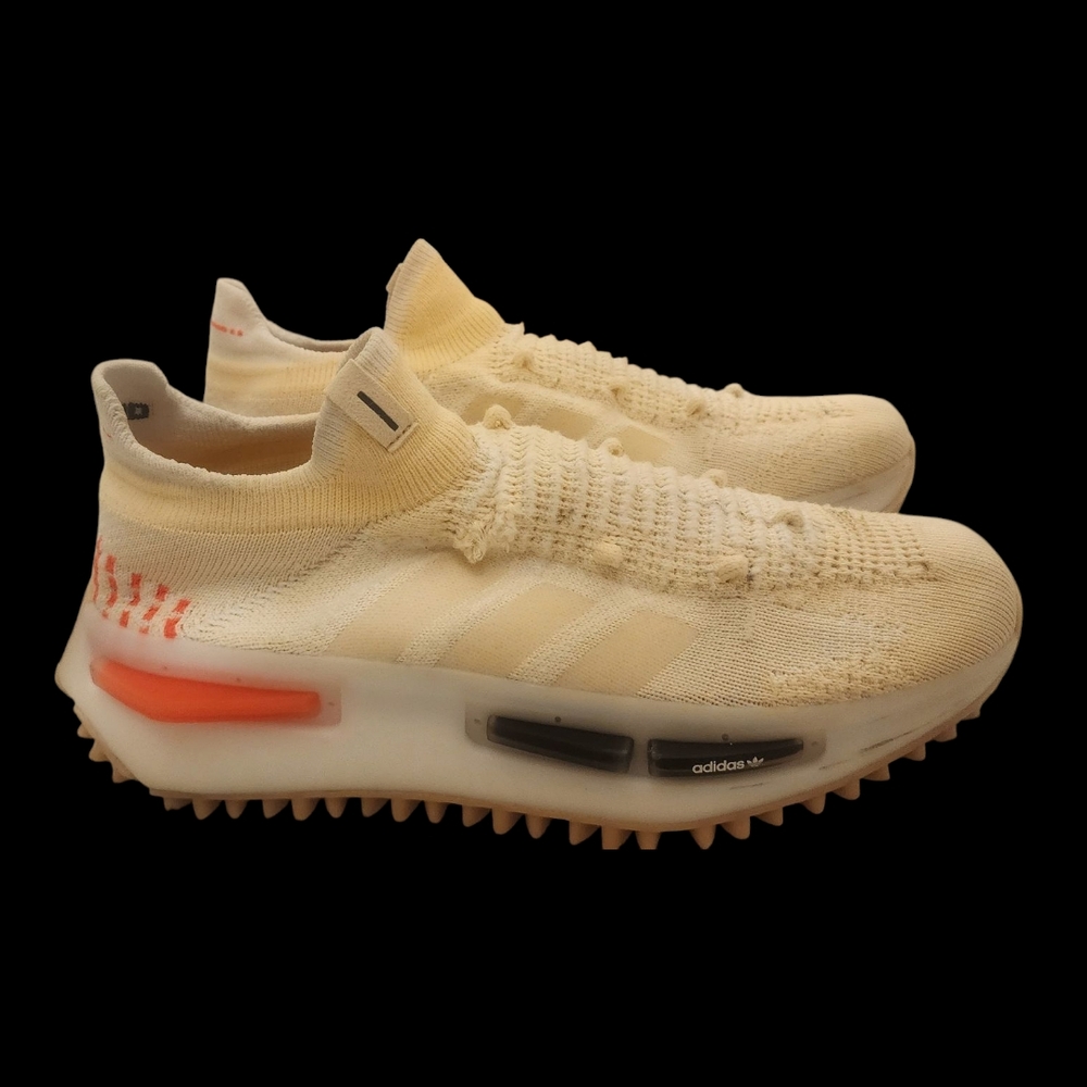 Adidas Cream and Orange Sneakers